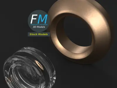 Peephole front part 3D model