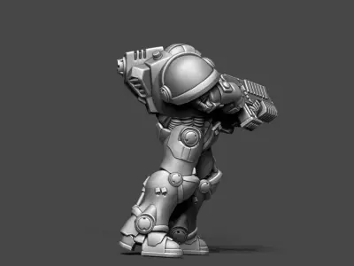 Trooper In space - 35mm scale 3D print model