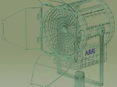 Movie Light Arri 650 Free 3D model