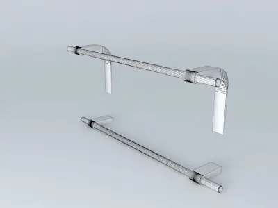 hanger bar with light Free 3D model