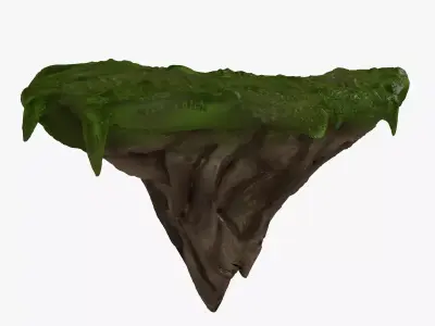 Sky Island 1 Low-poly 3D model