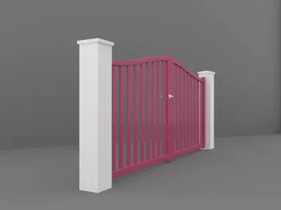 Outdoor Gate  3D model