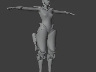 Bell Basemesh 3D model