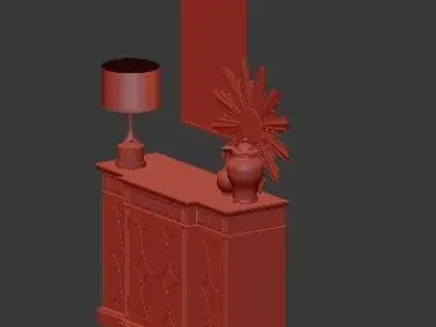 chest of drawers 4 3D model