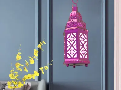 arabic Lamp shade 3D print model purchase
