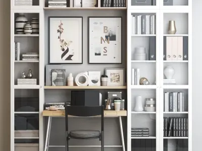 Office workplace 88 3D model