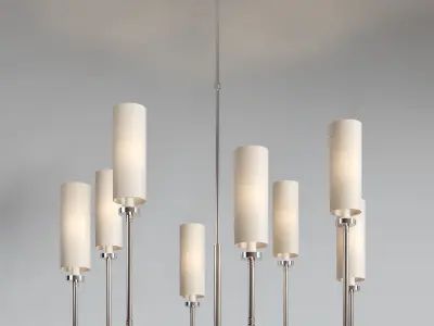 Ziyi large chandelier 3D model