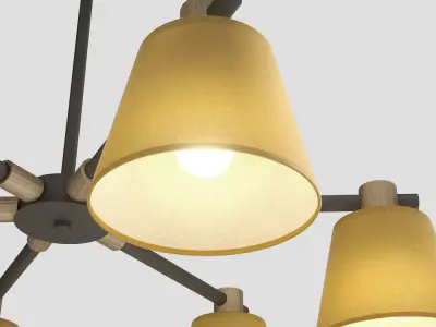 Lampatron Natura A 6 lamps 3D model