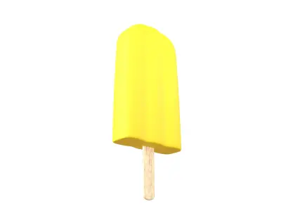 Ice Lolly v2 004 Low-poly 3D model