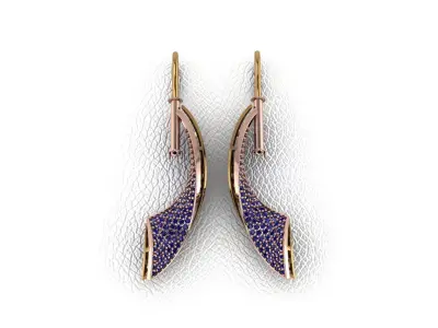 Elegant Earrings 3D print model