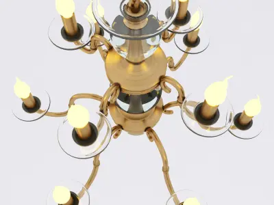 Lustrarte etrusca chandelier 3D model