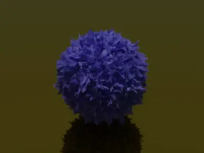 realistic fur 3D model