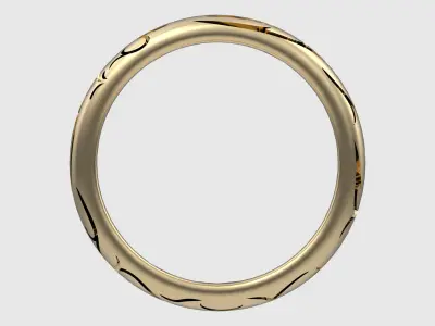 Intricate Carved Artisan Band JDBCo 3D print model