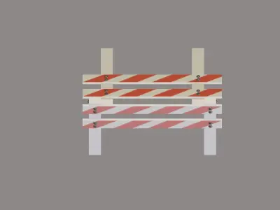 Safety Barrier 3D model