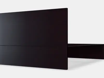 MALM Bed frame high 67 Low-poly 3D model