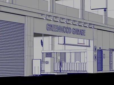 Parking Garage - Highly Detailed 3D model