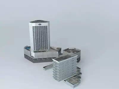 Hotel Mandarin Oriental Jakarta 3D model