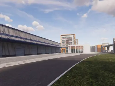 Industrial Scene -A22 3D model