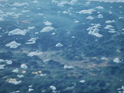 Hechi China City Landscape 3D Model 3D model