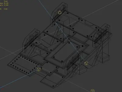 Mechanical Building - Slope 01 3D model
