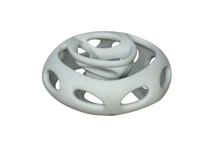 SciFi Cube Object No 65162 Low Poly Shape Low-poly 3D model