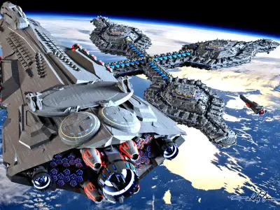 PG Orbital fortress 3D model