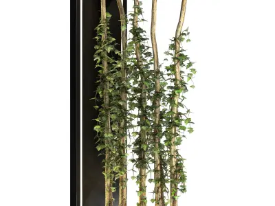 Room Divider Planter 02 3D model