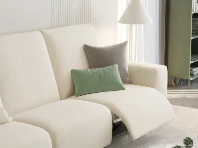 Mid Century interior scene 3D model