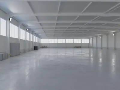 Warehouse Interior 5 Low-poly 3D model