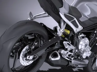 Triumph Street Triple 765 RS 2017 3D model