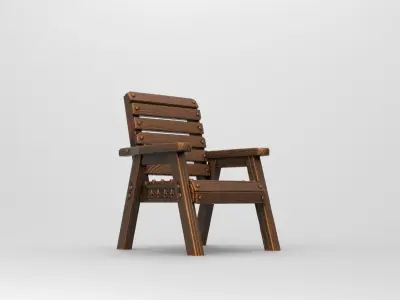 Garden chair Free 3D print model