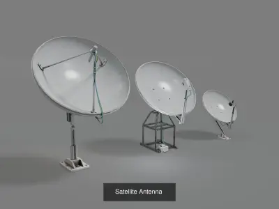 Satellite antenna pack