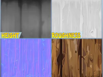 Stylized Wood Seamless Texture Texture