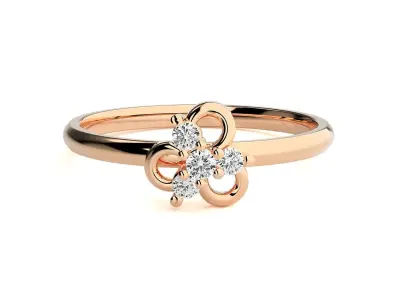 Women ring 3D print model 155