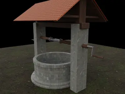 water well 3D model