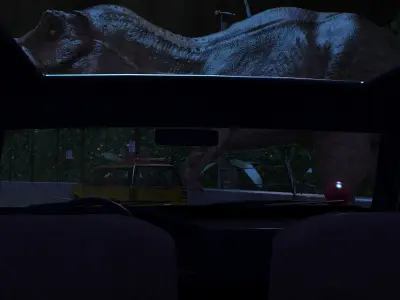 8K JP T REX 3D model