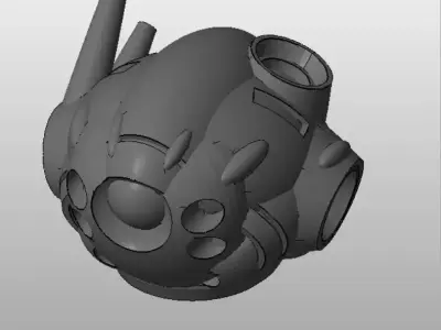 CHIBI-TECH SD - CYCLOPS CORE 3D print model