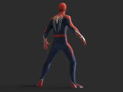 Spider Man 3d Model Scan  Low-poly 3D model