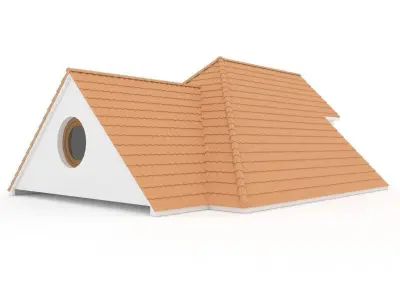 Realistic Roof Shingles 2 3D model
