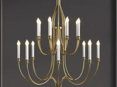 Hammerton CH9223 Chateau Chandelier 3D model