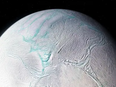 Photorealistic Enceladus Moon 16k Textures 3D model