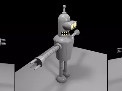 Character Bender Robot 3D model