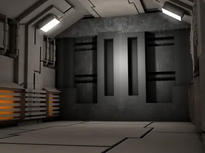 Sci Fi Corridor 3D model