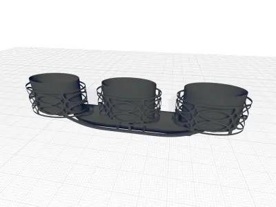 Washington Mews Vanity Light 3D model