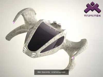 Alien Spaceships - Fighters set 3D Model Pack