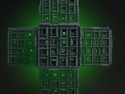 Sci-Fi Shapes Vixius The Sign of Vitality 3D model