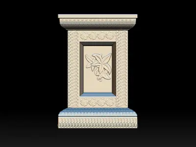 Classic pillar column for 3D print 3D print model