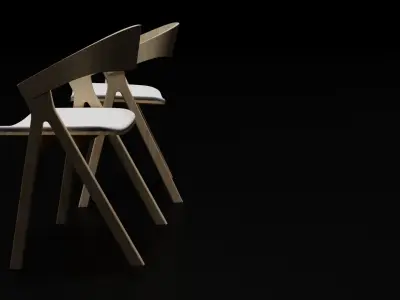 Cover chair  Design 3D model Low-poly 3D model
