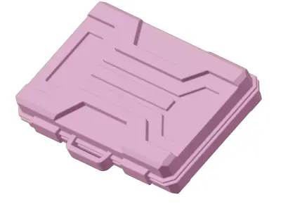 Plastic Exquisite Workshop Toolbox Toy 3D model