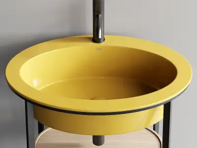 Ceramica Cielo Catino Ovale Set 3 3D model